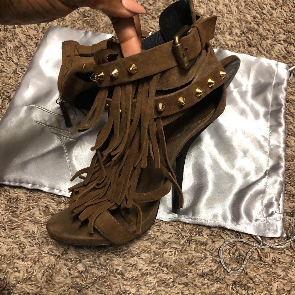 Giuseppe Zanotti fringe bootie